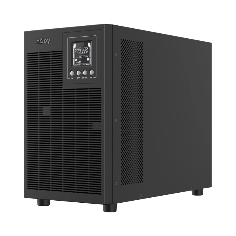 UPS 3000VA/2400W, On-Line technology, Tower, double conversion; Microprocessor control, LCD display, pure sine wave; - NJOY Echo Pro 3000