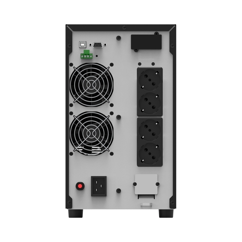 UPS 3000VA/2400W, On-Line technology, Tower, double conversion; Microprocessor control, LCD display, pure sine wave; - NJOY Echo Pro 3000