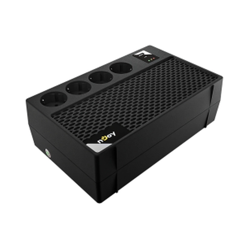 UPS 650VA/360W, Line Interactive LED индикация, Симулирана синусоида, AVR - автоматично регули - NJOY Renton 650 PLUS