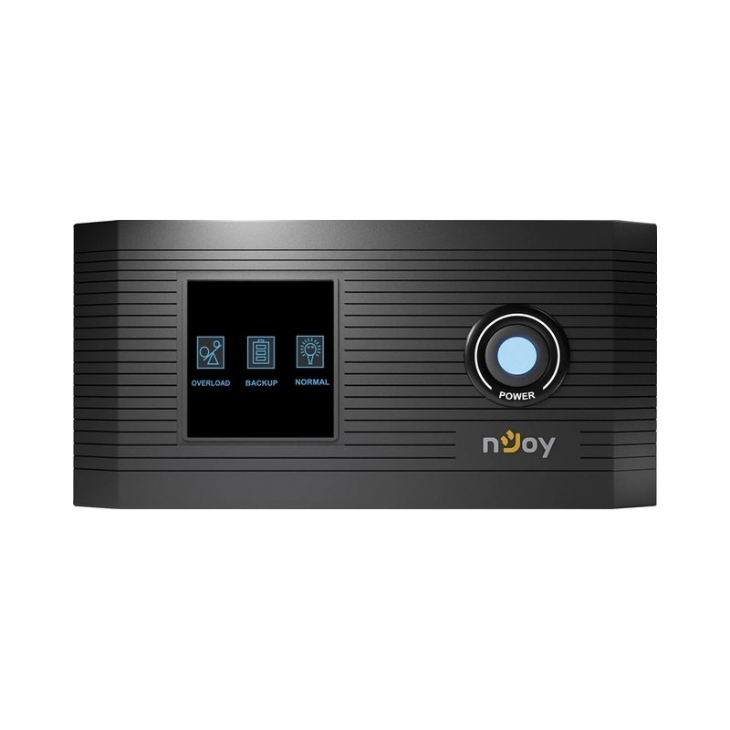 UPS 450VA/400W, Line Interactive , Подходящ за резервиране на помпи за отоплителни инсталации, без вградени батерии, поддържа 12V акумулатори от 18Ah до 40Ah - NJOY Aira 400