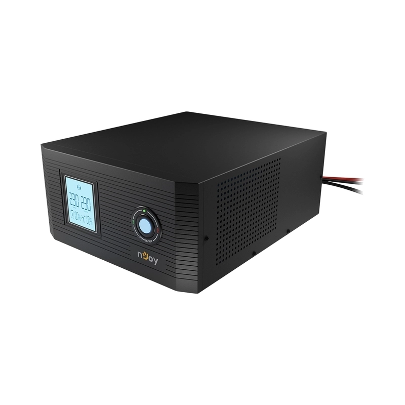 UPS 600VA/500W, Line Interactive , Подходящ за резервиране на помпи за отоплителни инсталации, без вградени батерии, поддържа 12V акумулатори от 40Ah до 200Ah - NJOY Aira 600