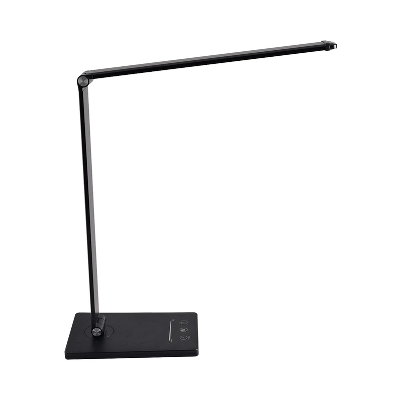 LED table/desk light 3000K-6000K. 7W. 450lm. 220-240V. 120°. LED SMD. -20° C→ 45° C. 10.000hrs. CRI>90, dimmable, made of aluminum, ABS, PC. IP20, black - VK LED VK/04678/B/CCT