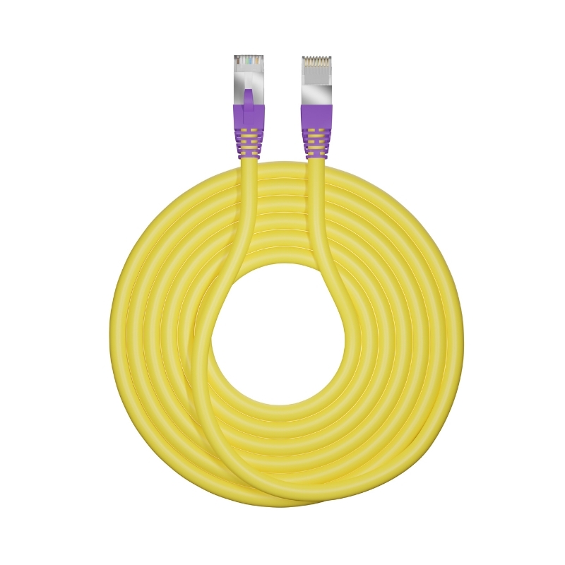 Корда C6A U/FTP 1.0 m LSZH, жълта - MMC CORD6ASxMSH MCORD6AS01JMSH