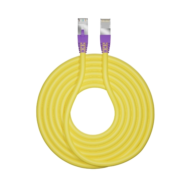 Cord C6A U/FTP 1.0 m LSZH, yellow - MMC CORD6ASxMSH MCORD6AS01JMSH