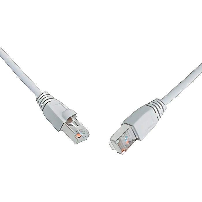 Корда cat. 6 S/FTP PVC 1 m Сива - Solarix C6-315GY-1MB