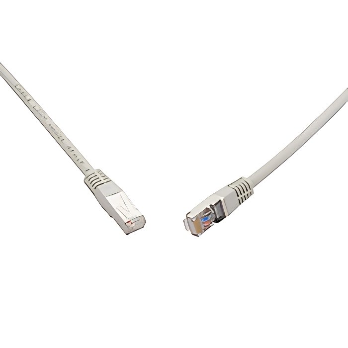 Корда cat. 6A S/FTP LSOH 1 m Сива - Solarix C6A-315GY-1MB