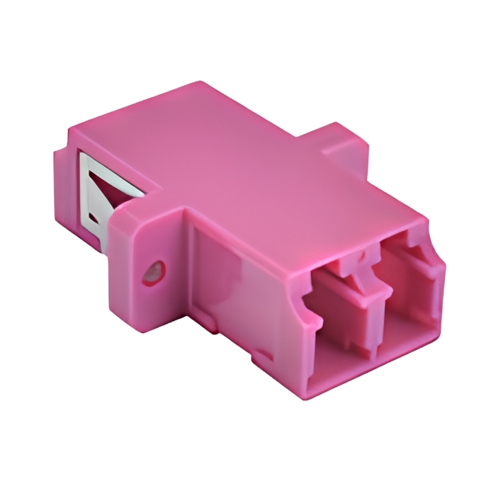 Оптичен адаптер LC/UPC MM OM4 дуплекс - Solarix SXAD-LC-PC-OM4-D