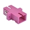 Optical adapter SC/UPC MM OM4 simplex - Solarix SXAD-SC-PC-OM4-S