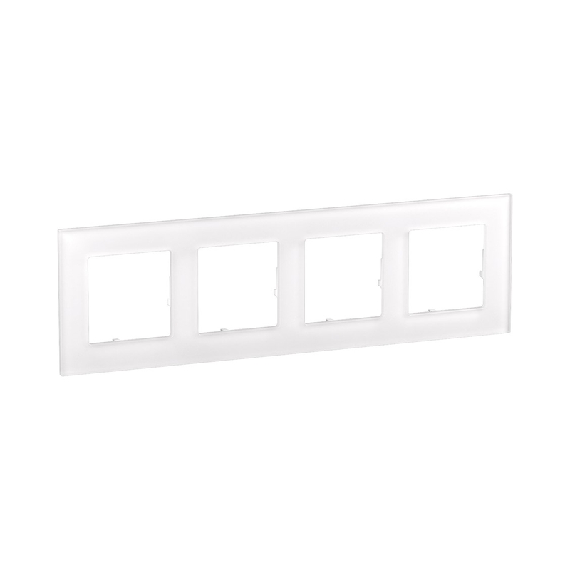 Рамка 4х Valena Life Raw Origin Светло стъкло - Legrand 756614
