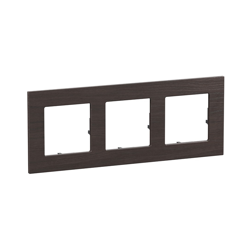 Рамка 3х Valena Life Raw Origin Тъмен дъб - Legrand 756643