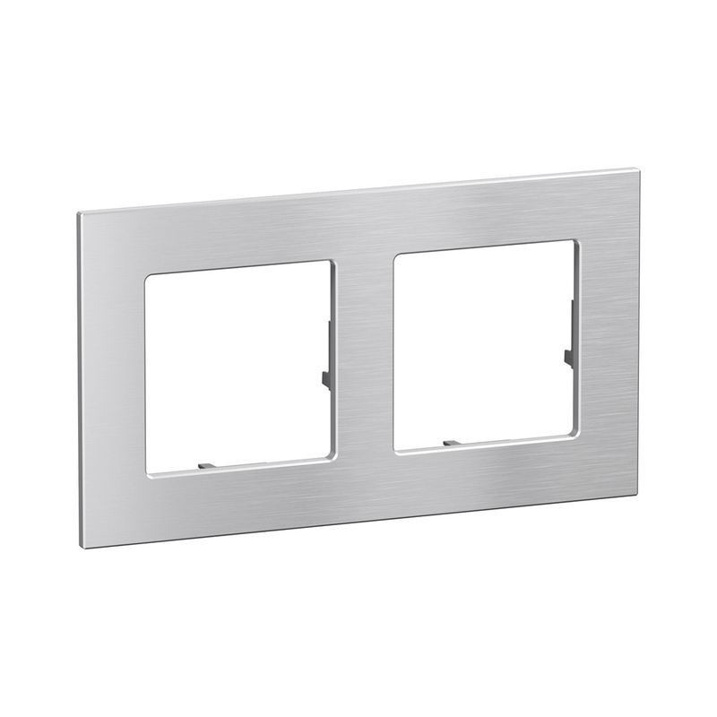 Рамка 2х Valena Life Raw Origin Алуминий - Legrand 756652