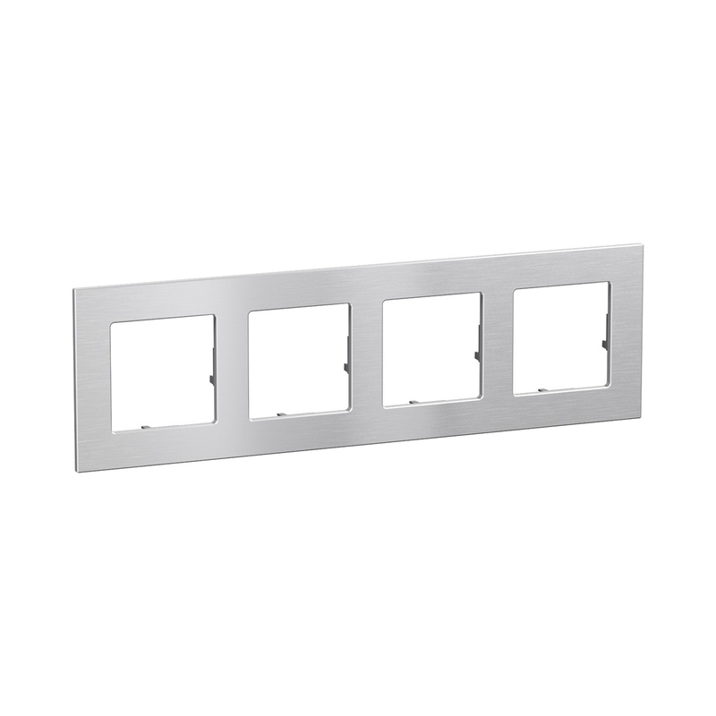 Рамка 4х Valena Life Raw Origin Алуминий - Legrand 756654