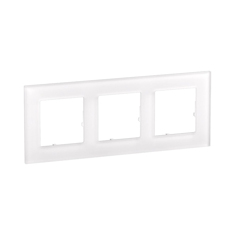 Рамка 3х Valena Life Raw Origin Светло стъкло - Legrand 756613