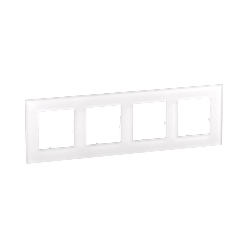 Рамка 4х Valena Life Raw Origin Светло стъкло - Legrand 756614