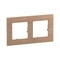 Рамка 2х Valena Life Raw Origin Светъл дъб - Legrand 756632