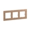 Рамка 3х Valena Life Raw Origin Светъл дъб - Legrand 756633