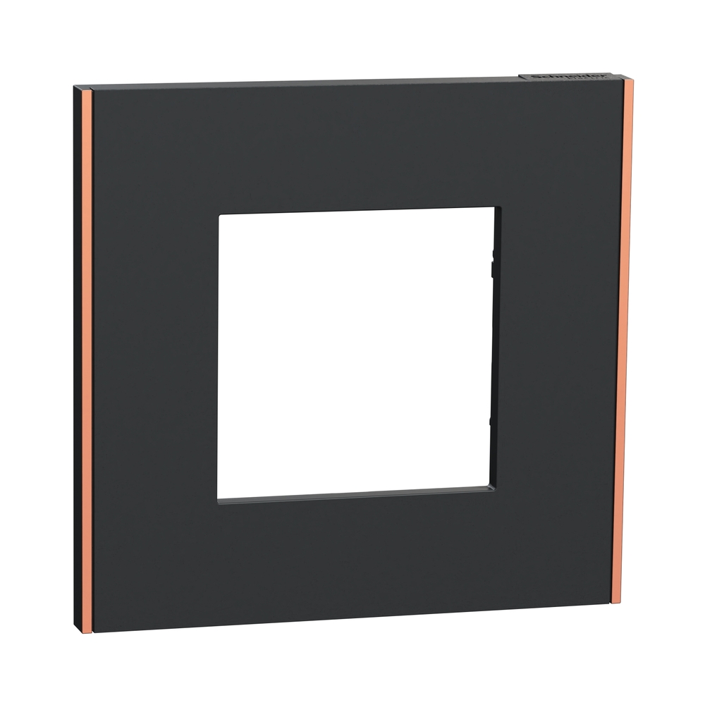 Рамка 1x 2M Антрацит/мед Unica Deco Subtle - Schneider Electric Unica NEW NU600241