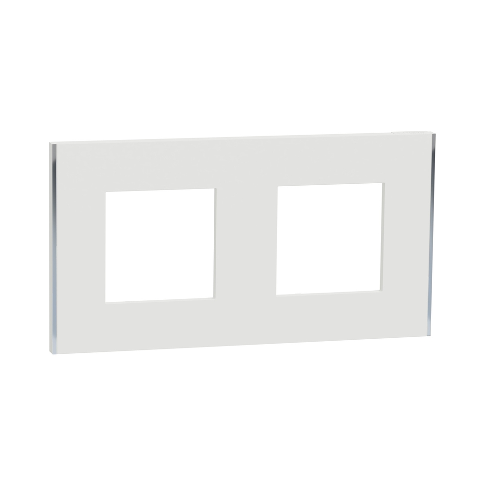 Рамка 2x 2M Бял/сребро Unica Deco Subtle - Schneider Electric Unica NEW NU600440
