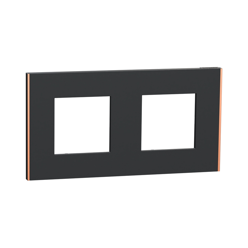 Рамка 2x 2M Антрацит/мед Unica Deco Subtle - Schneider Electric Unica NEW NU600441