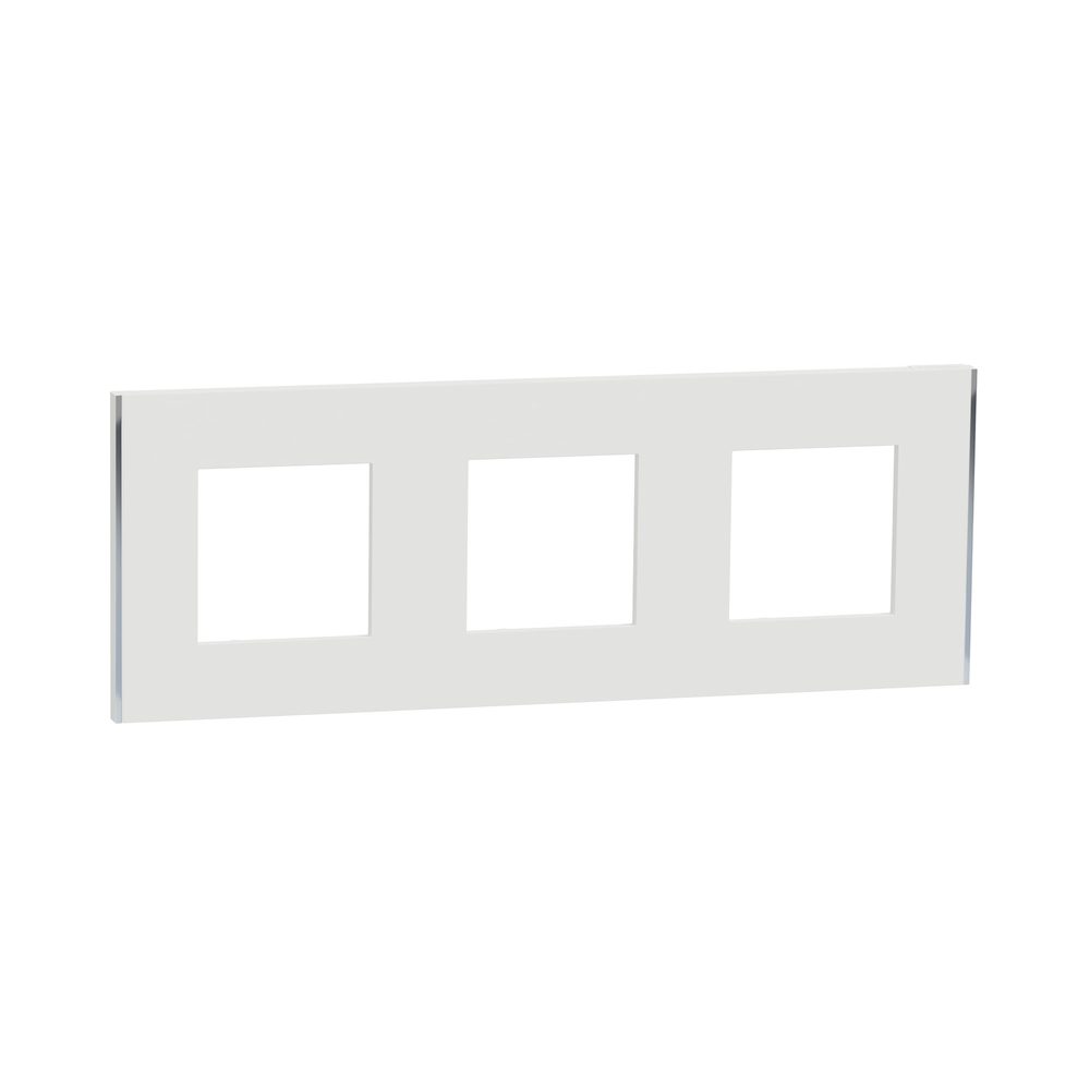 Рамка 3x 2M Бял/сребро Unica Deco Subtle - Schneider Electric Unica NEW NU600640
