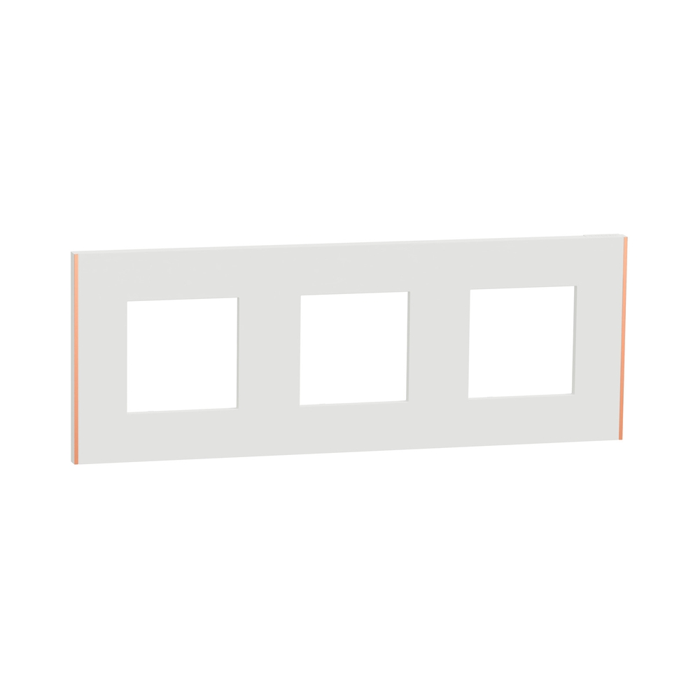 Рамка 3x 2M Бял/мед Unica Deco Subtle - Schneider Electric Unica NEW NU600642