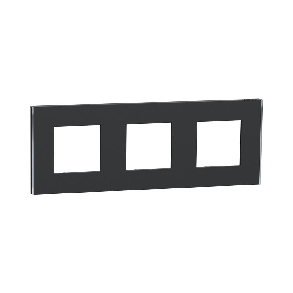 Рамка 3x 2M Антрацит/сребро Unica Deco Subtle - Schneider Electric Unica NEW NU600643