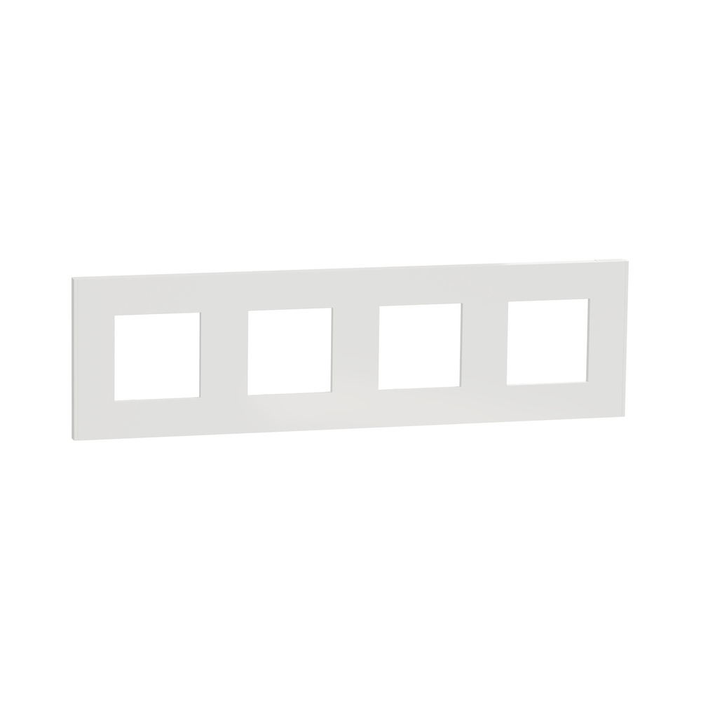 Рамка 4x 2M Бял Unica Deco Essential - Schneider Electric Unica NEW NU600818