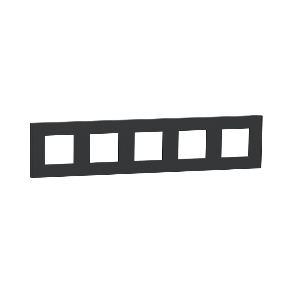 Рамка 5x 2M Антрацит Unica Deco Essential - Schneider Electric Unica NEW NU601054