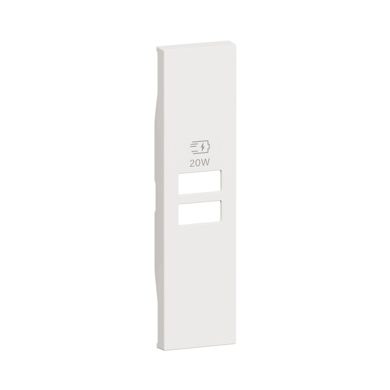 Лицев панел за USB K4192AC, K4192CC 1M Бял - bticino Living Now KW13PD