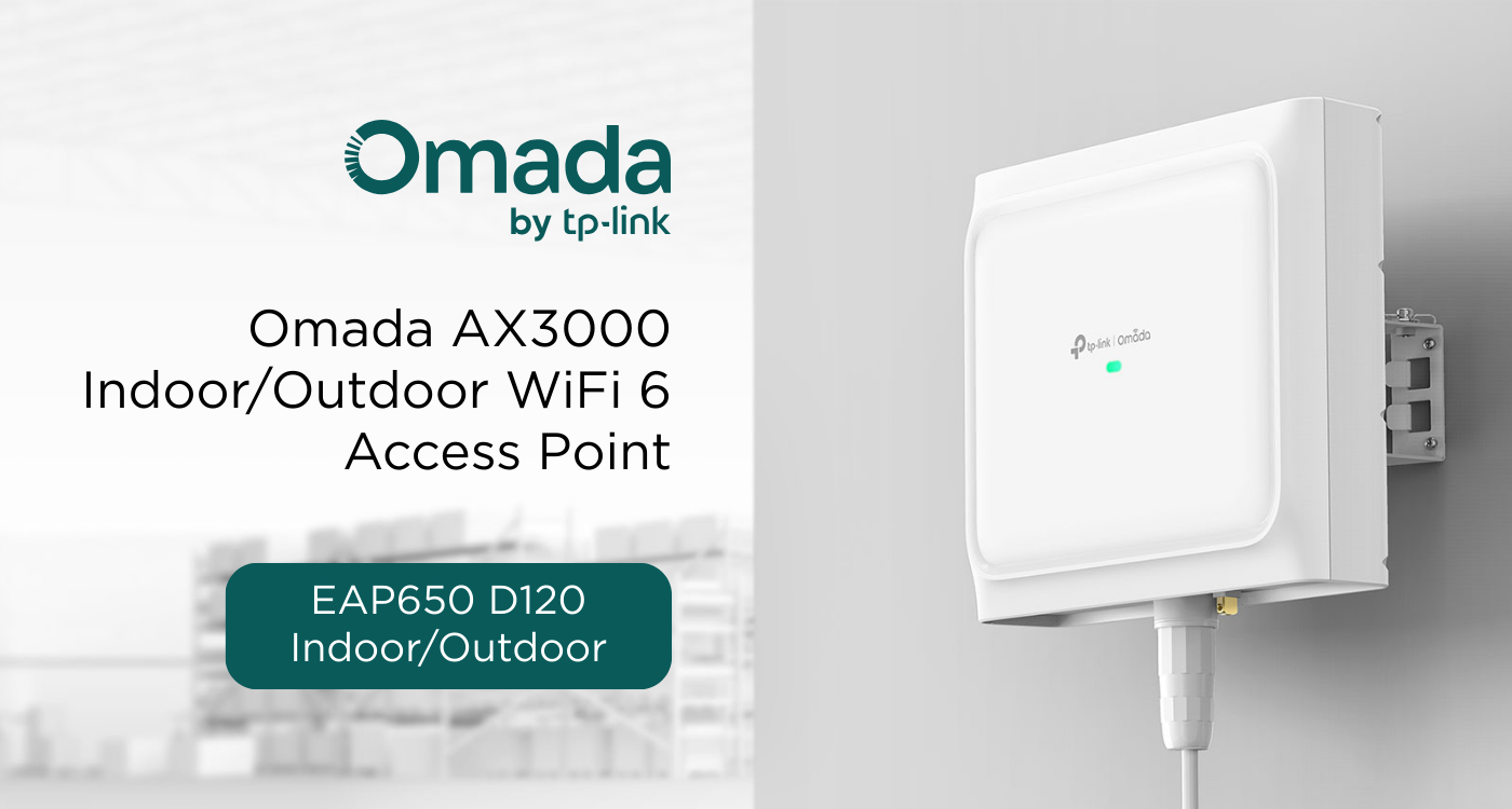 EAP650 D120-Outdoor Omada by TP-Link – високопроизводителна WiFi 6 точка за достъп за индустриални и външни среди