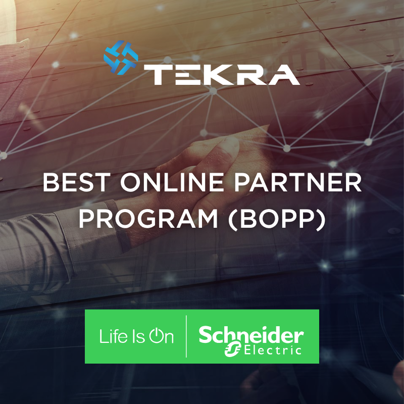 Текра официално стана част от глобалната програма Best Online Partner Program (BOPP) на Schneider Electric