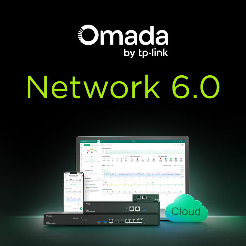 Omada network 6 - Ново интуитивно изживяване за по-бързо отстраняване на неизправности, прецизна експлоатация и поддръжка